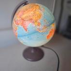 Wereldbol Lamp -, Ophalen of Verzenden, Verlicht, Gebruikt