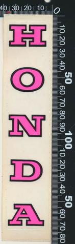 Sticker: Honda (28), Ophalen of Verzenden, Zo goed als nieuw, Auto of Motor