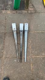 Paalsteun met pen. 7x7 cm 3 stuks, Ophalen, Zo goed als nieuw