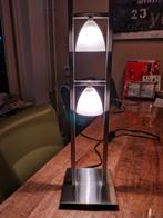 Tafellamp Hallogeen met dimmer, Huis en Inrichting, Lampen | Tafellampen, Ophalen of Verzenden, Zo goed als nieuw, Glas, 50 tot 75 cm