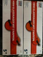 HBM Glasdrager- Dubbele Zuignap, Doe-het-zelf en Verbouw, Ophalen