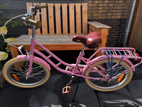 Mooie roze meisjesfiets 20inch, Fietsen en Brommers, Fietsen | Meisjes, Zo goed als nieuw, 20 inch, Handrem, Ophalen