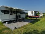 Hobby 495 UL De Luxe Blackline - Airco, Mover, Lengtebedden, Caravans en Kamperen, Rondzit, Hobby, Schokbreker, Omvormbare zithoek