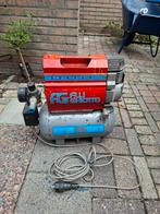 Compressor + luchtslang, Doe-het-zelf en Verbouw, 100 liter of meer, Ophalen, Gebruikt, 6 tot 10 bar