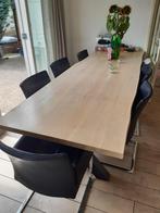 6 lederen WITTMANN stoelen, Ophalen, Gebruikt, Blauw, Leer