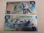 ZILVERFOLIE BILJET/ ARCTIC SERIE/ ARCTIC FOX, Verzenden, Noord-Amerika, Los biljet
