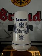 Vintage Brand Holland Beer porseleinen bierpul, Ophalen of Verzenden, Zo goed als nieuw, Pul(len), Brand