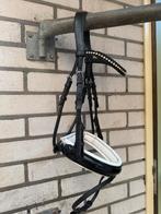 BR hoofdstel rondgenaaid Cob, lak neusriem en swarovski, Ophalen of Verzenden, Gebruikt, Dressuur