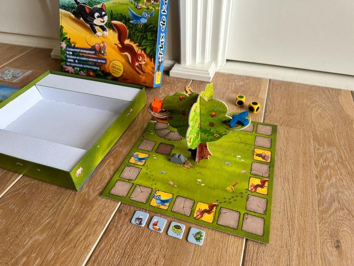 Max de Kat van Sunny Games - Coöperatief Strategiespel., Kinderen en Baby's, Speelgoed | Educatief en Creatief, Zo goed als nieuw