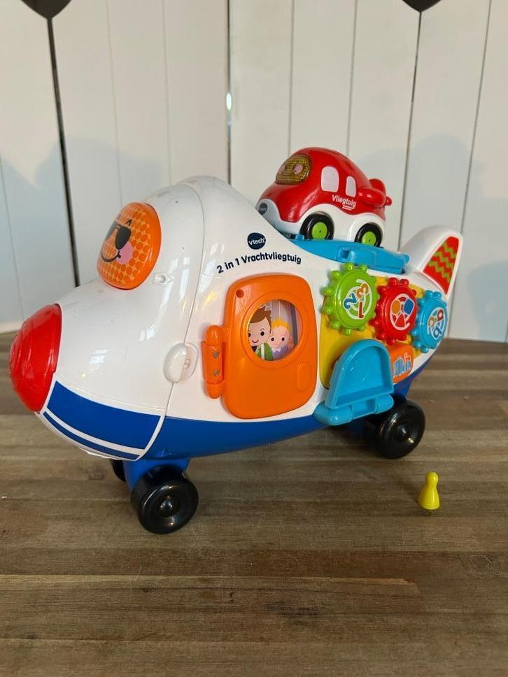 Vtech Toet Toet auto’s 2 in 1 vrachtvliegtuig, Kinderen en Baby's, Speelgoed | Vtech, Zo goed als nieuw, 2 tot 4 jaar, Ophalen of Verzenden