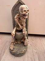 Beeldje skelet op toilet, Ophalen of Verzenden, Zo goed als nieuw