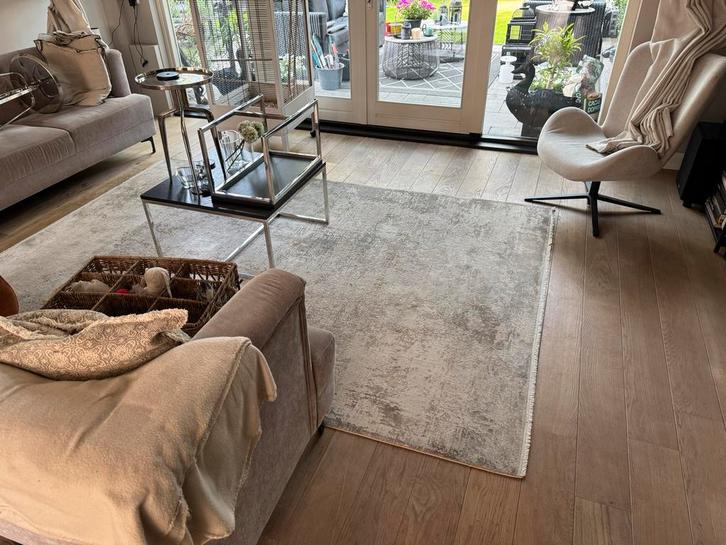 Houten vloer, eiken toplaag, ca. 50m2, Doe-het-zelf en Verbouw, Vloerdelen en Plavuizen, Gebruikt, Vloerdelen of -planken, Hout