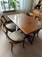 Uitschuif eetkamer tafel met 6 stoelen, Ophalen
