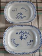Rorstrand east indies Twee blauw-witte serveerschalen, Antiek en Kunst, Ophalen of Verzenden