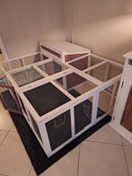 Konijnenhok met ren, Dieren en Toebehoren, Ophalen, 110 cm of meer, Zo goed als nieuw, 90 cm of meer