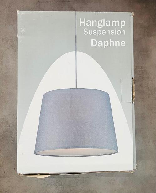 Hanglamp Daphne grijs NIEUW, Huis en Inrichting, Lampen | Hanglampen, Nieuw, Minder dan 50 cm, Stof, Ophalen