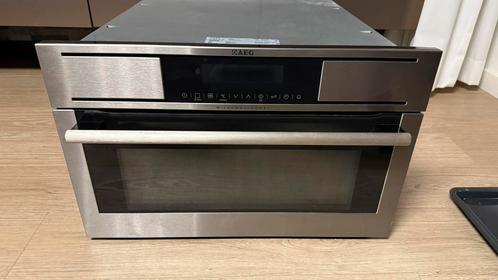 AEG combimagnetron KM8100001M, Witgoed en Apparatuur, Magnetrons, Gebruikt, Inbouw, Combimagnetron, Minder dan 45 cm, Ophalen