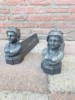 Antieke set Franse haardsteunen, Antiek en Kunst, Ophalen