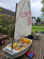 Optimist Van Wettum,  strandtrailer , roeibank compleet, Gebruikt, Ophalen, Minder dan 3 meter, Minder dan 15 m²