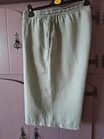 Dames broek broekrok groen 48 linnen, Kleding | Dames, Ophalen of Verzenden, Zo goed als nieuw, C&A, Broek of Spijkerbroek