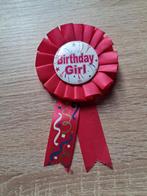 Verjaardag Broche - Birthday Girl, Ophalen of Verzenden