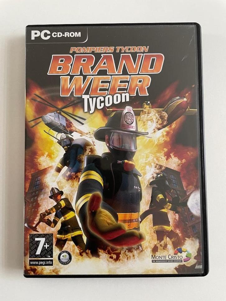 Brandweer Tycoon – PC Game (2x CD), Spelcomputers en Games, Games | Pc, Zo goed als nieuw, Avontuur en Actie, 1 speler, Vanaf 3 jaar