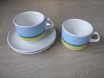2 kop en schotels, villeroy & boch., Keramiek, Ophalen of Verzenden, Zo goed als nieuw, Overige stijlen