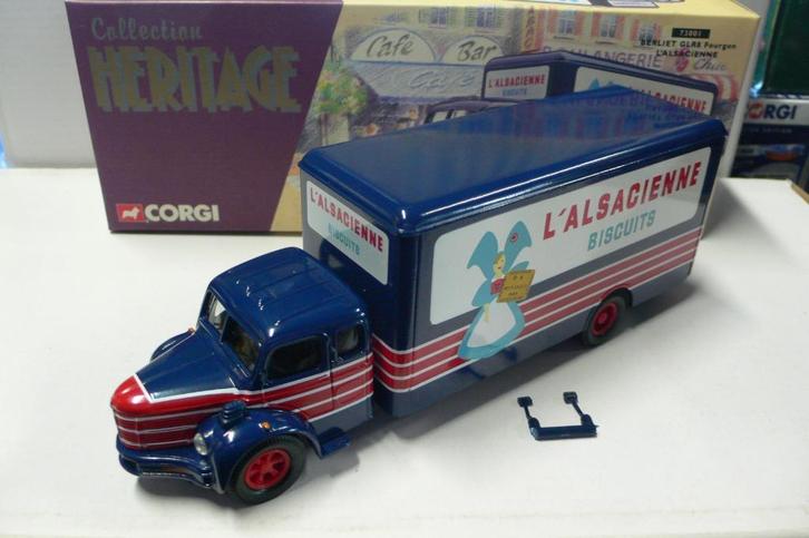 berliet glr8 fourgon l alscienne - corgi heritage  1/50, Hobby en Vrije tijd, Modelauto's | 1:50, Nieuw, Bus of Vrachtwagen, Corgi