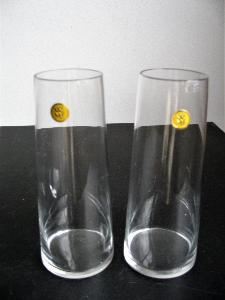 Twee eenbloemsvaasjes Chérie van WMF met certificaat, Antiek en Kunst, Antiek | Vazen, Ophalen of Verzenden