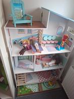 Groot barbie huis,compleet met inrichting, Kinderen en Baby's, Speelgoed | Poppenhuizen, Ophalen of Verzenden, Poppenhuis