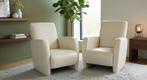 Twee mooie fauteuils, Huis en Inrichting, Fauteuils, Ophalen, Gebruikt, Leer