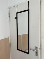 Deurspiegel zwart, Huis en Inrichting, Woonaccessoires | Spiegels, Ophalen, Minder dan 50 cm, Gebruikt, Minder dan 100 cm