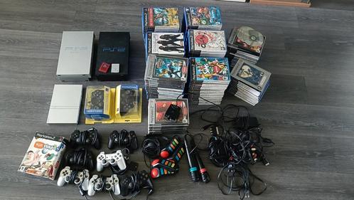 Grote PlayStation 2 collectie, Spelcomputers en Games, Spelcomputers | Sony PlayStation 2, Zo goed als nieuw, Zwart, Ophalen