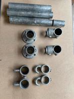 Metalen Buizen & Verbindingsstukken Set, Doe-het-zelf en Verbouw, Metalen, Ophalen, Gebruikt, IJzer