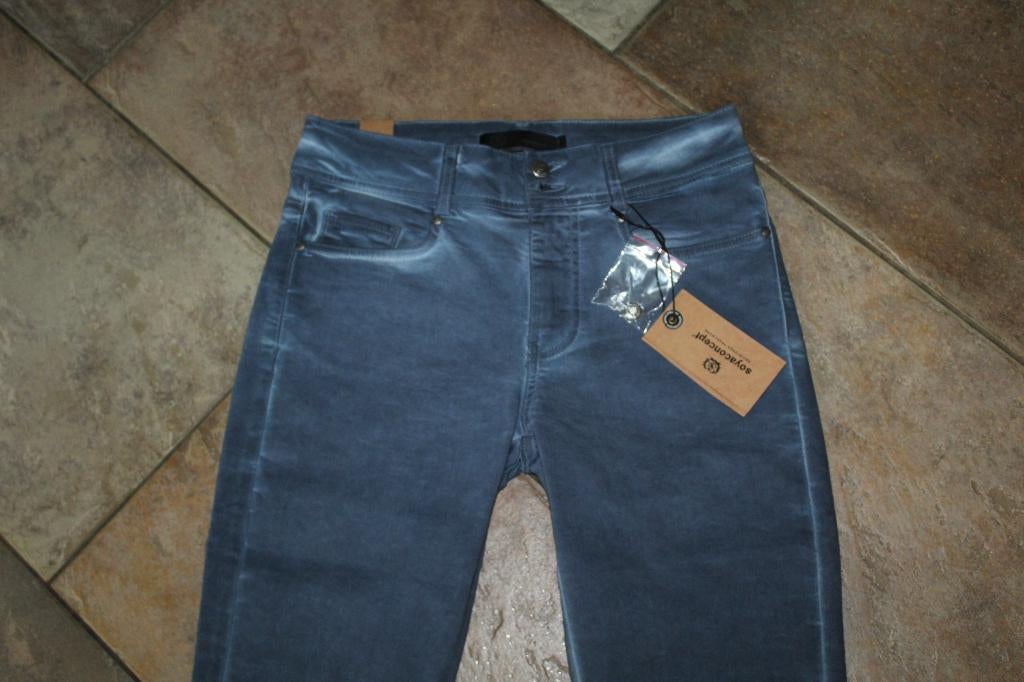 Soyaconcept lana donkerblauwe stretch broek mt 44/31 KOOPJE, ., Maat 42/44 (L), Nieuw, Ophalen of Verzenden
