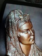 Bronzen Beelden op Marmersokkel - Set, Antiek en Kunst, Ophalen of Verzenden