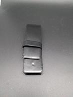 Montblanc Etui - Zwart Leer, Overige merken, Zwart, Ophalen of Verzenden, Zo goed als nieuw