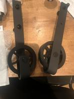 Schuifdeur roldeur rollers, 80 tot 100 cm, Binnendeur, Ophalen of Verzenden, Zo goed als nieuw