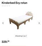 Rotan bed evy 80x200, Huis en Inrichting, Ophalen, Eenpersoons, Zo goed als nieuw, 80 cm