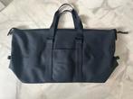 Weekendtas zwart leer, 40 tot 60 cm, 20 tot 30 cm, Zwart, Minder dan 35 cm