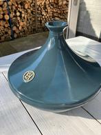 Tajine 32 cm Emile Henry, kleur Feu Doux blauw, Ophalen of Verzenden, Zo goed als nieuw, Overige materialen, Overige typen