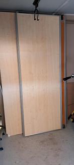 2 schuifdeuren 85x232, Ophalen, Gebruikt, 200 cm of meer, 50 tot 100 cm