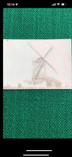 Oude prent Oliemolen 'de Jager', Zaandam, Verzamelen, Gebruikt, Ophalen of Verzenden, Gebouw, Voor 1940