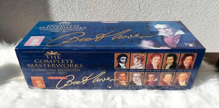 Verzamelbox 40 CD'S The complete Masterworks Van Beethoven, Cd's en Dvd's, Cd's | Klassiek, Zo goed als nieuw, Kamermuziek, Classicisme