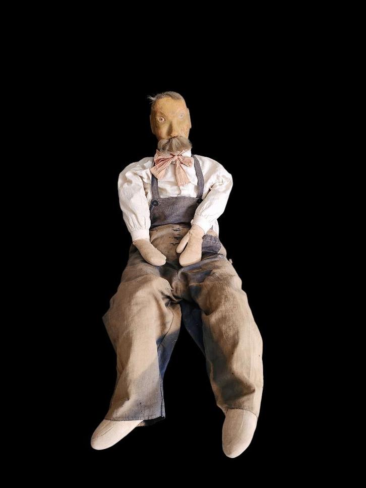 Kermis foor ballengooi figuur jeuxdemassacre, Antiek en Kunst, Curiosa en Brocante, Ophalen