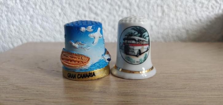 Vingerhoedjes Mallorca, Gran Canaria, Ibiza, Lanzarote ea, Verzamelen, Vingerhoedjes, Zo goed als nieuw, Ophalen of Verzenden