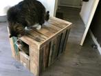 Altijd maatwerk, oud houten kattenbak ombouw handgemaakt., Dieren en Toebehoren, Katten-accessoires, Ophalen of Verzenden