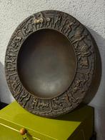 Bronsen Medallion door Fritz Nuss ( 1948 ), Antiek en Kunst, Ophalen of Verzenden, Brons