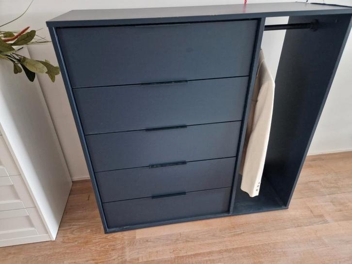 Ikea Nordmela Kast met Hangruimte en Lades, Huis en Inrichting, Kasten | Kledingkasten, Gebruikt, 100 tot 150 cm, 50 tot 100 cm