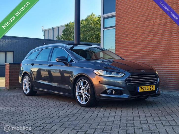 Ford Mondeo Wagon 2.0 TDCi Titanium Panodak Bj 2015 Euro6, Auto's, Ford, Bedrijf, Te koop, Mondeo, ABS, Airbags, Airconditioning